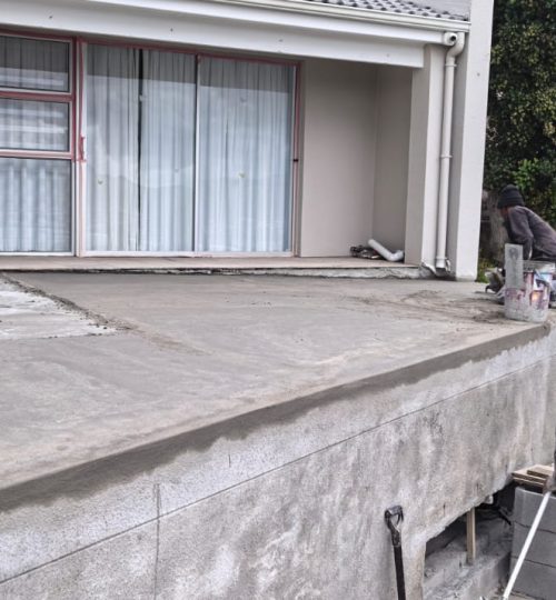 Plastering and casting of floors 14