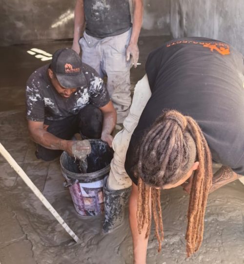 Plastering and casting of floors 6